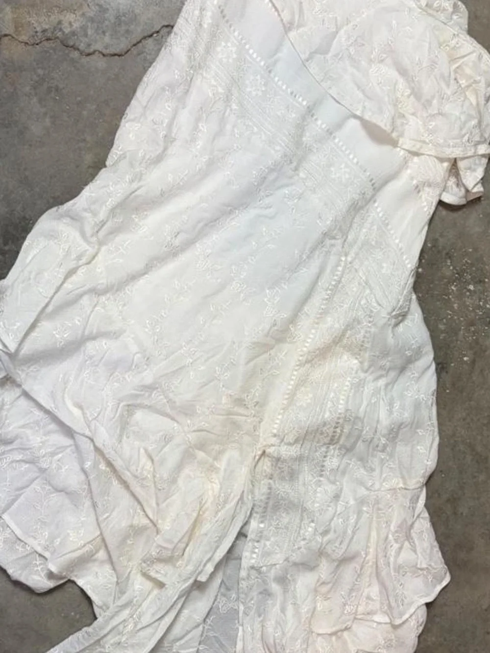NWT Free People Asymmetrical Fairy Hem One Shoulder Dress Size Small